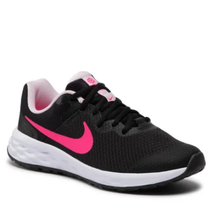 Lány sportcipő (edzőcipő) NIKE Revolution 6 black pink foam hyper pink