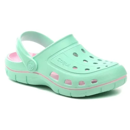 Coqui 6353 Jumper Lt.Mint dívčí nazouváky