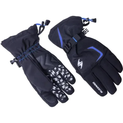 Blizzard Reflex ski gloves black/blue