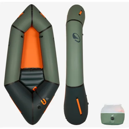 ITIWIT Nafukovací riečny kajak Packraft 100 z TPU pre 1 osobu bez