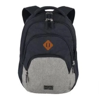 Travelite Basics Backpack Melange Navy/grey batoh