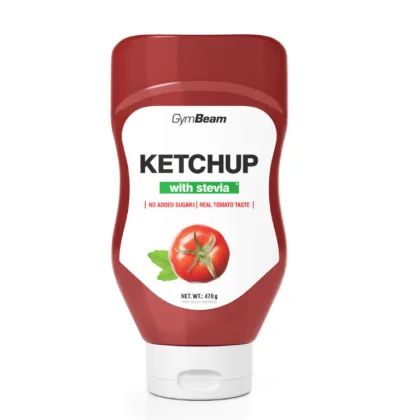 Kečup sladený stéviou 470 ml - GymBeam