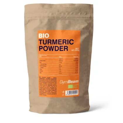 BIO Kurkuma prášok 250 g - GymBeam