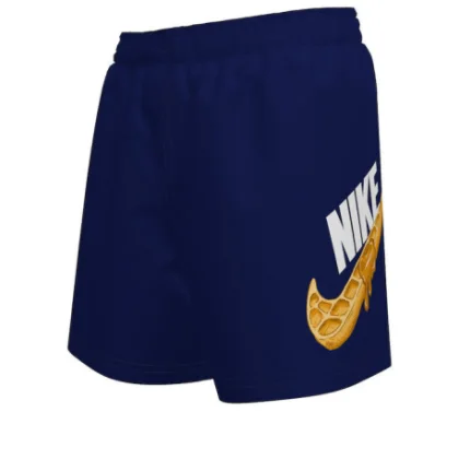 Chlapecké plavky NIKE SWIM WAFFLE SWOOSH 4 inch MIDNIGHT-MIDNIGHT NAVY