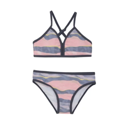 Dievčenské plavky COLOR KIDS Jr. Bikini, AOP-5039-Plumeria