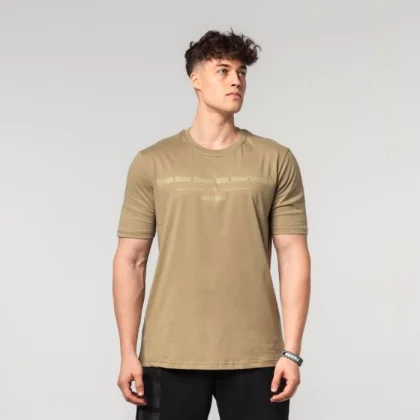 NEBBIA Tričko FLEXIN Beige MM