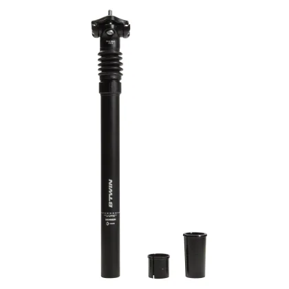 BTWIN Odpružená sedlovka s priemerom 2 mm a adaptérom 29,8 až 33 mm .