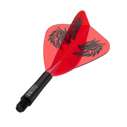 Red Dragon Nitro Flite Jonny Clayton integrované Kite letky a krátke násadky na šípky