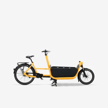 BTWIN Nákladný elektrobicykel F900E s boxom žltý bez veľkosti