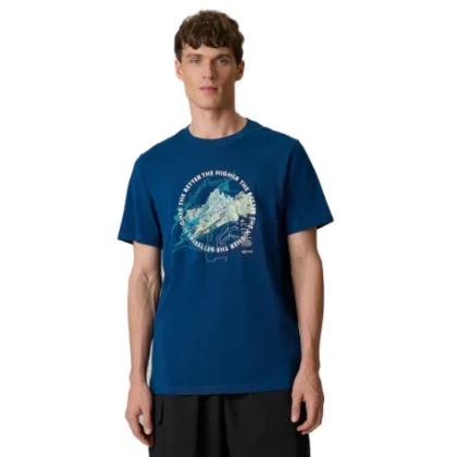 Férfi rövid ujjú póló 4F TSHIRT M2822-46S-TEAL