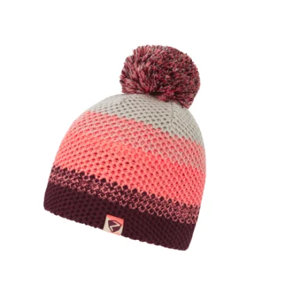 Juniorská zimní čepice ZIENER ISHI-802166-464-vibrant peach