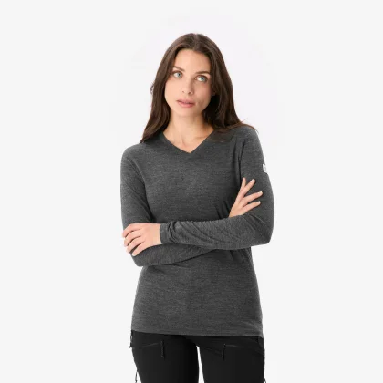 SIMOND Dámske trekingové tričko Merino Fresh dlhý rukáv čierne L