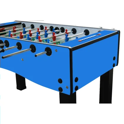 Stolný futbal Sardi Hermes 5ft, modrý, priechozie tyče, nepretáčavý brankár