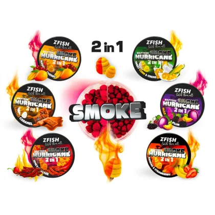 ZFISH Smoke Hurricane Wafters 2IN1 Mango & Cherry
