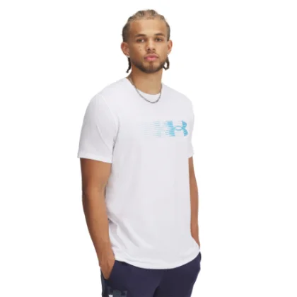 Pánske tričko s krátkym rukávom UNDER ARMOUR UA M LC FLY IN LOGO SS-WHT