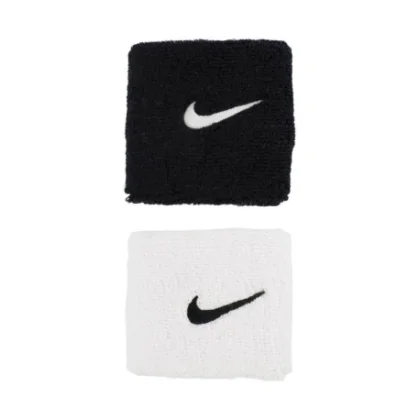 Potítka NIKE SWOOSH CLASSIC WRISTBANDS 2PK BLACK WHITE BLACK