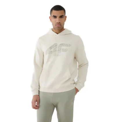 Pánská mikina s kapucí 4F SWEATSHIRT M1585-12S-CREME