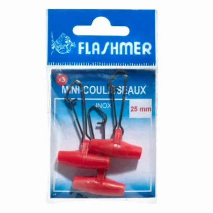 FLASHMER Mini valčeky nehrdzavejúca oceľ 25 mm 3 ks na morský rybolov ......