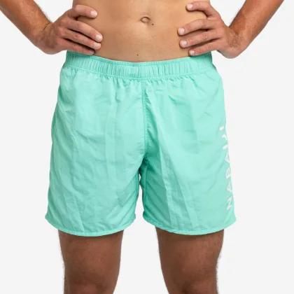 DECATHLON Pánske šortkové plavky 100 zelené L