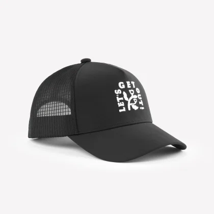 FORCLAZ Turistická šiltovka Trucker 500 čierna bez