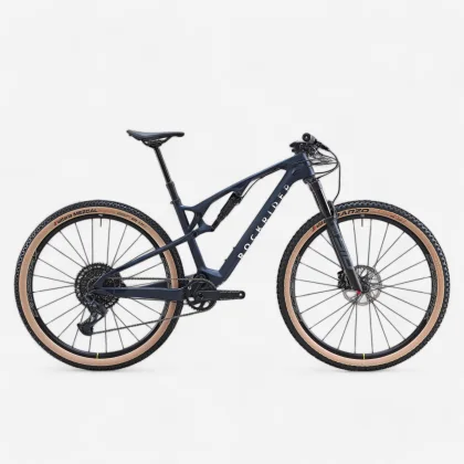 ROCKRIDER Horský bicykel XC Race 900 S celokarbónový rám modrý L (175-184 cm)