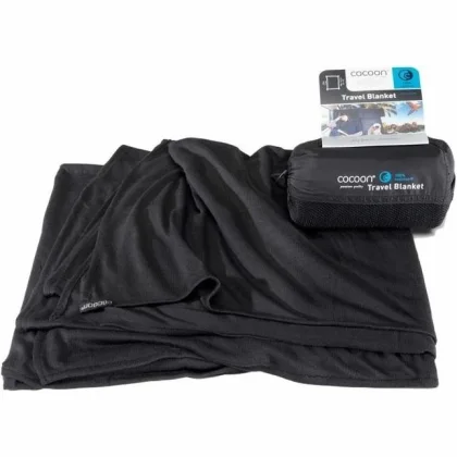 Cocoon cestovní deka Coolmax black
