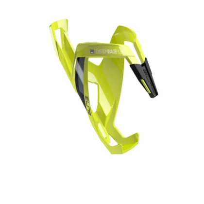 Košík na láhev na kolo ELITE CUSTOM RACE PLUS yellow-black shiny