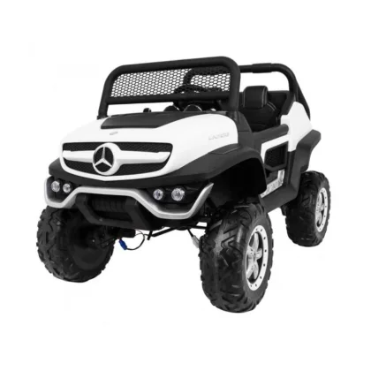 ELJET Dětské elektrické auto Mercedes Benz Unimog Truck - bílá