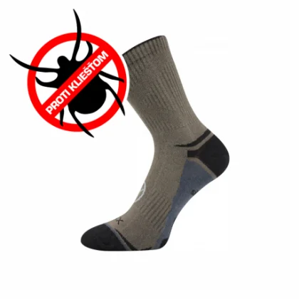 Túrázó zoknik VOXX 1 PACK-Optifan 03-Khaki