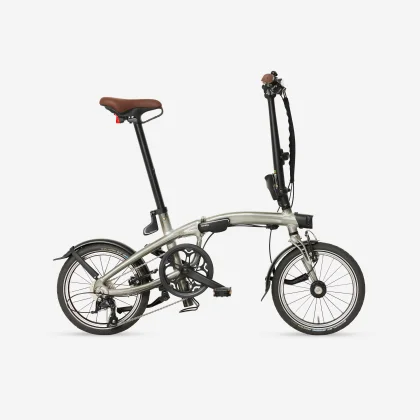 BTWIN Skladací bicykel Fold Light 1 Sec zelený jedna veľkosť