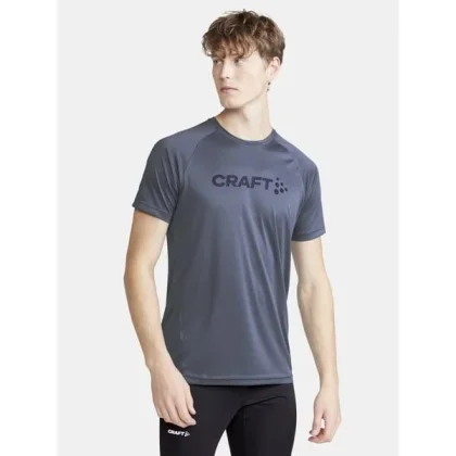 Pánské tréninkové tričko s krátkým rukávem CRAFT CORE ESSENCE LOGO TEE M