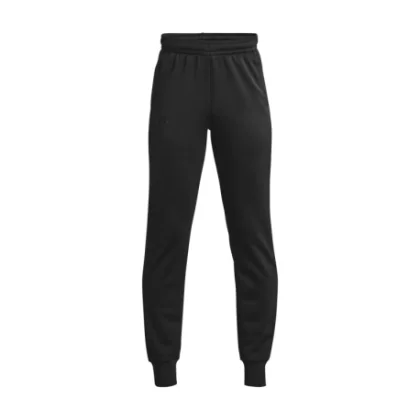 Fiú melegített melegítőnadrágok UNDER ARMOUR UA Armour Fleece Joggers-BLK 001