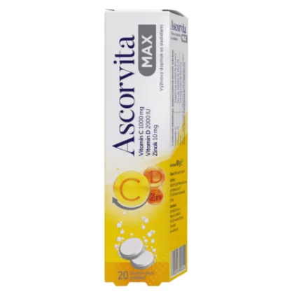 ASCORVITA Max 20 šumivých tabliet
