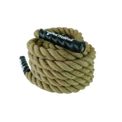 Acra Posilovací lano přírodní 9m x 38mm
