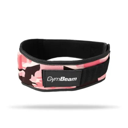 GymBeam Dámsky fitness opasok Pink Camo