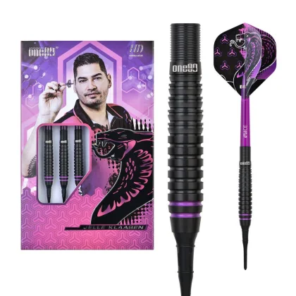 Sada soft šípok ONE80 Jelle Klaasen HD 19g, 80% wolfram