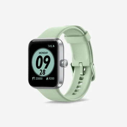 DECATHLON Inteligentné športové hodinky s kardio meraním CW500 S zelené bez