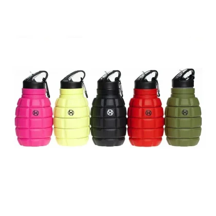 BrainMax Grenade bottle skládací silikonová lahev 580ml