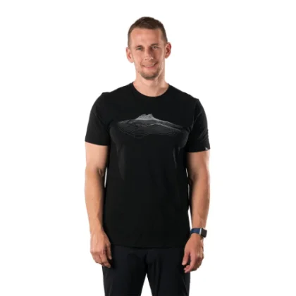 Pánské turistické tričko s krátkým rukávem NORTHFINDER JACINT-301darkgrey