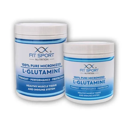 FitSport Nutrition 100% Pure Micronized L-Glutamine 550g + 330g