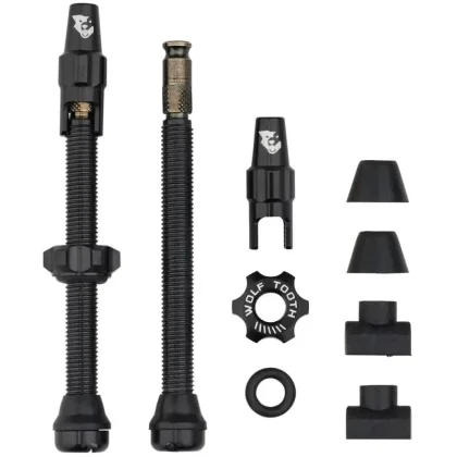 WOLF TOOTH Ventilky Tubeless Valve Stem Kit Clik Valve 60mm Černá