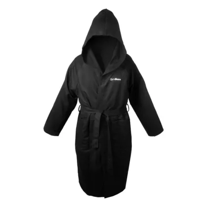 GymBeam Rýchloschnúci župan Quick-Dry Black XL