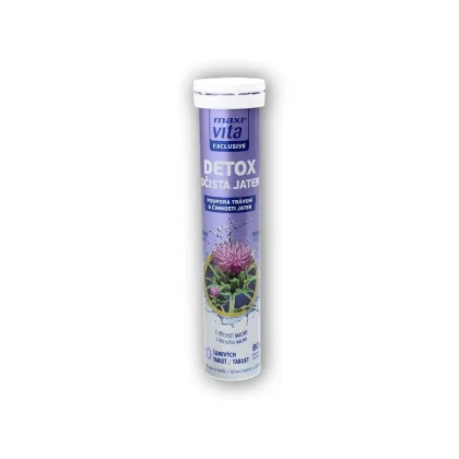 Maxivita Exclusive detox očista jater 20 šumivých tablet