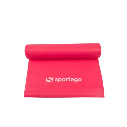 Sportago Band Extra Heavy – plochý expandér 120 cm, červený