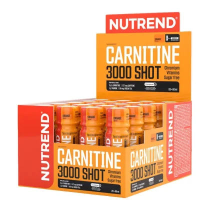 Nutrend Carnitine 3000 SHOT 20x60 ml pomaranč