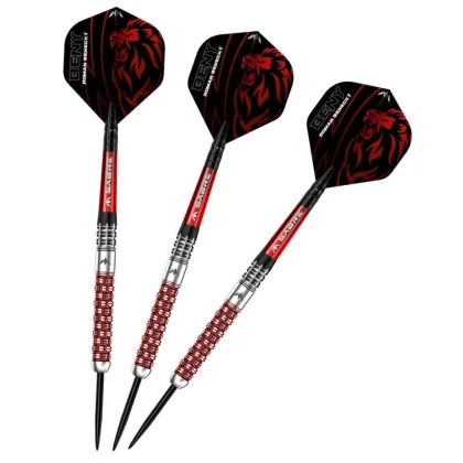 Šípky steel Mission Roman Benecký Black-Red PVD 22g, 90% wolfram