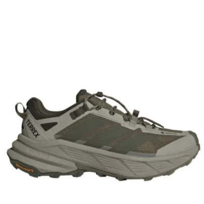Pánska nízka turistická obuv ADIDAS Terrex Freehiker SL GTX M olive strata night cargo silver pebble