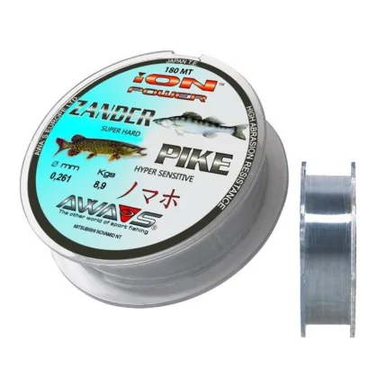 AWA´S Ion Power Zander Pike priemer 0,220mm, nosnosť 5,80kg