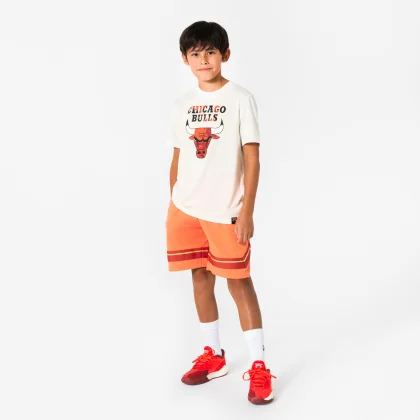 TARMAK Detské basketbalové tričko 900 NBA Chicago Bulls biele 8-9 r (131-140 cm)
