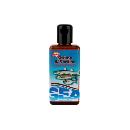 DYNAMITE BAITS Attraktant Shrimps & Sardine 250 ml na morský rybolov .